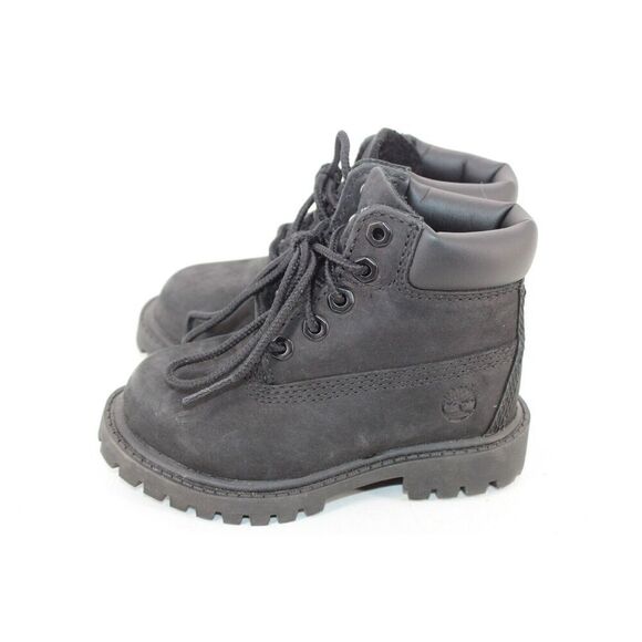 Timberland Toddler / Kids Black Premium Waterproof Boots Size 5M - Picture 8 of 10